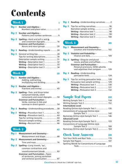 Excel Revise in a Month Year 2 NAPLAN*-style Tests