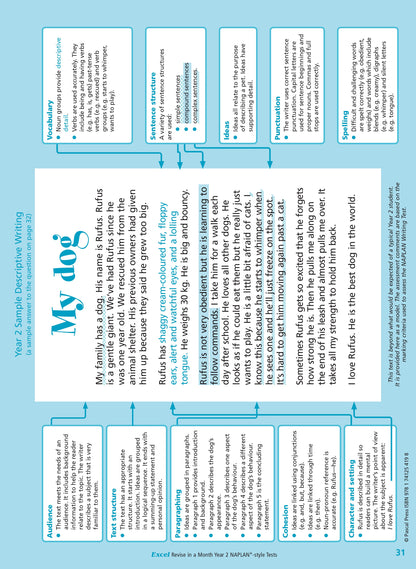 Excel Revise in a Month Year 2 NAPLAN*-style Tests