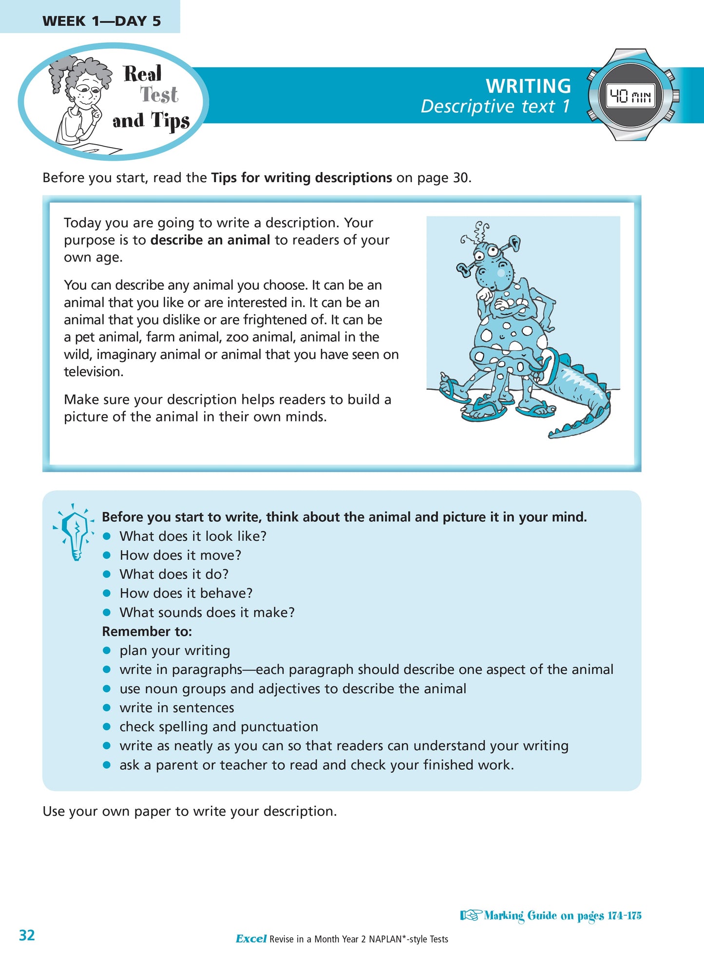 Excel Revise in a Month Year 2 NAPLAN*-style Tests
