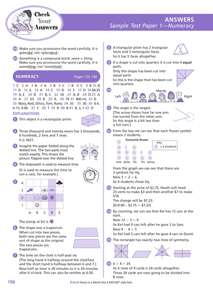 Excel Revise in a Month Year 4 NAPLAN*-style Tests