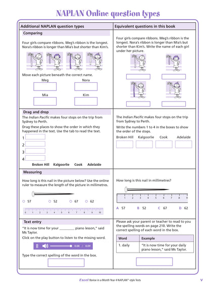Excel Revise in a Month Year 4 NAPLAN*-style Tests