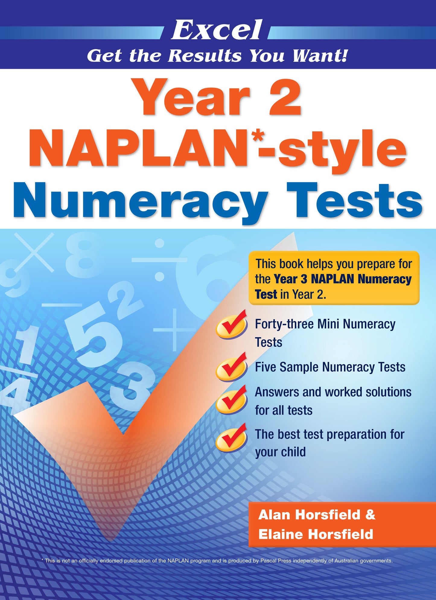 Excel Year 2 NAPLAN*-style Numeracy Tests