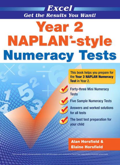 Excel Year 2 NAPLAN*-style Numeracy Tests