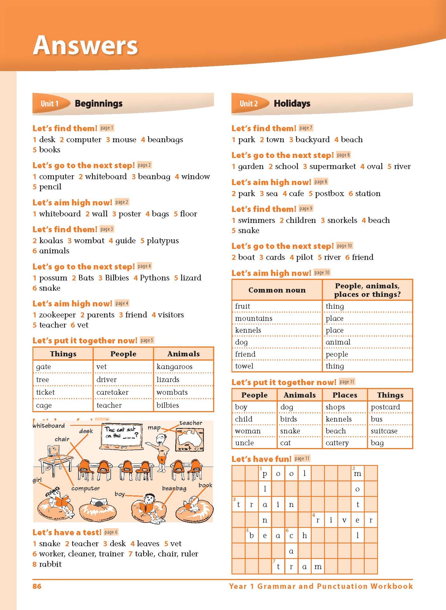 Excel Advanced Skills - Grammar and Punctuation Workbook Year 1