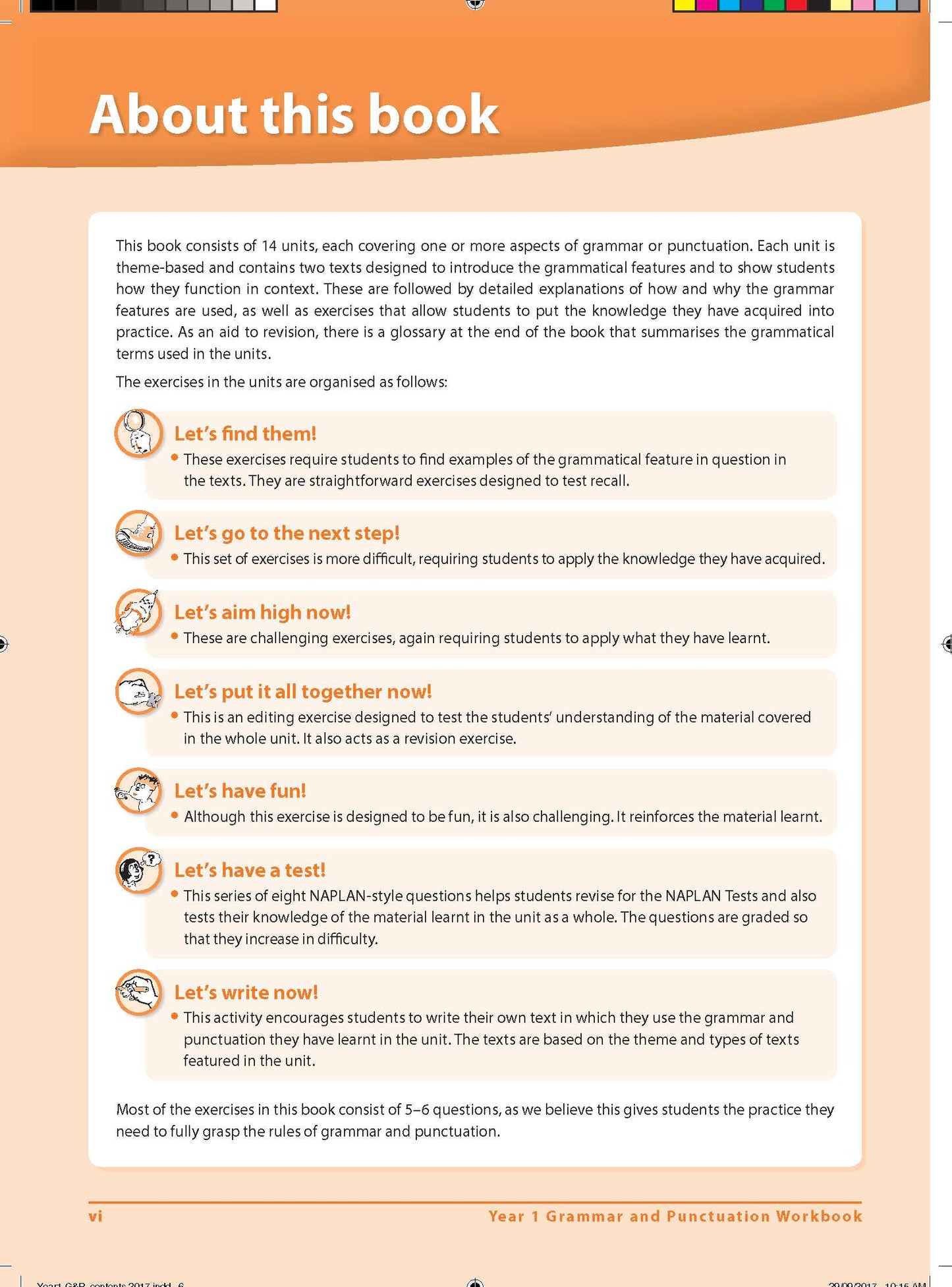 Excel Advanced Skills - Grammar and Punctuation Workbook Year 1