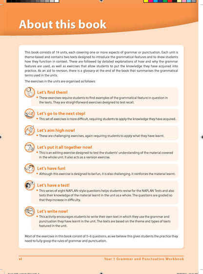 Excel Advanced Skills - Grammar and Punctuation Workbook Year 1