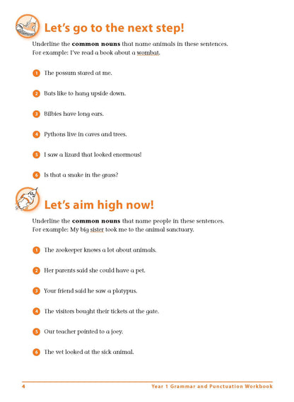 Excel Advanced Skills - Grammar and Punctuation Workbook Year 1