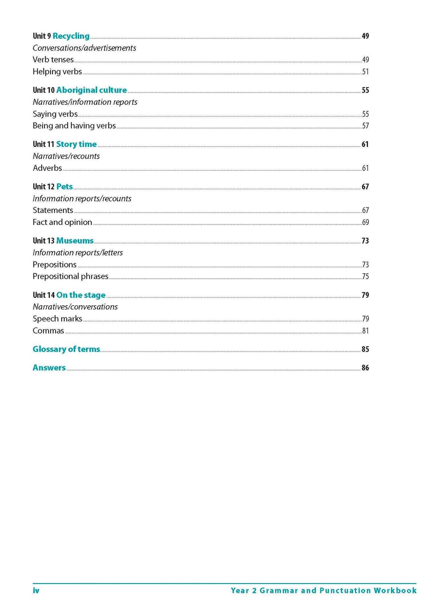 Excel Advanced Skills - Grammar and Punctuation Workbook Year 2