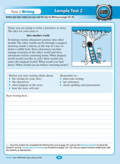 Excel Year 2 NAPLAN*-style Literacy Tests