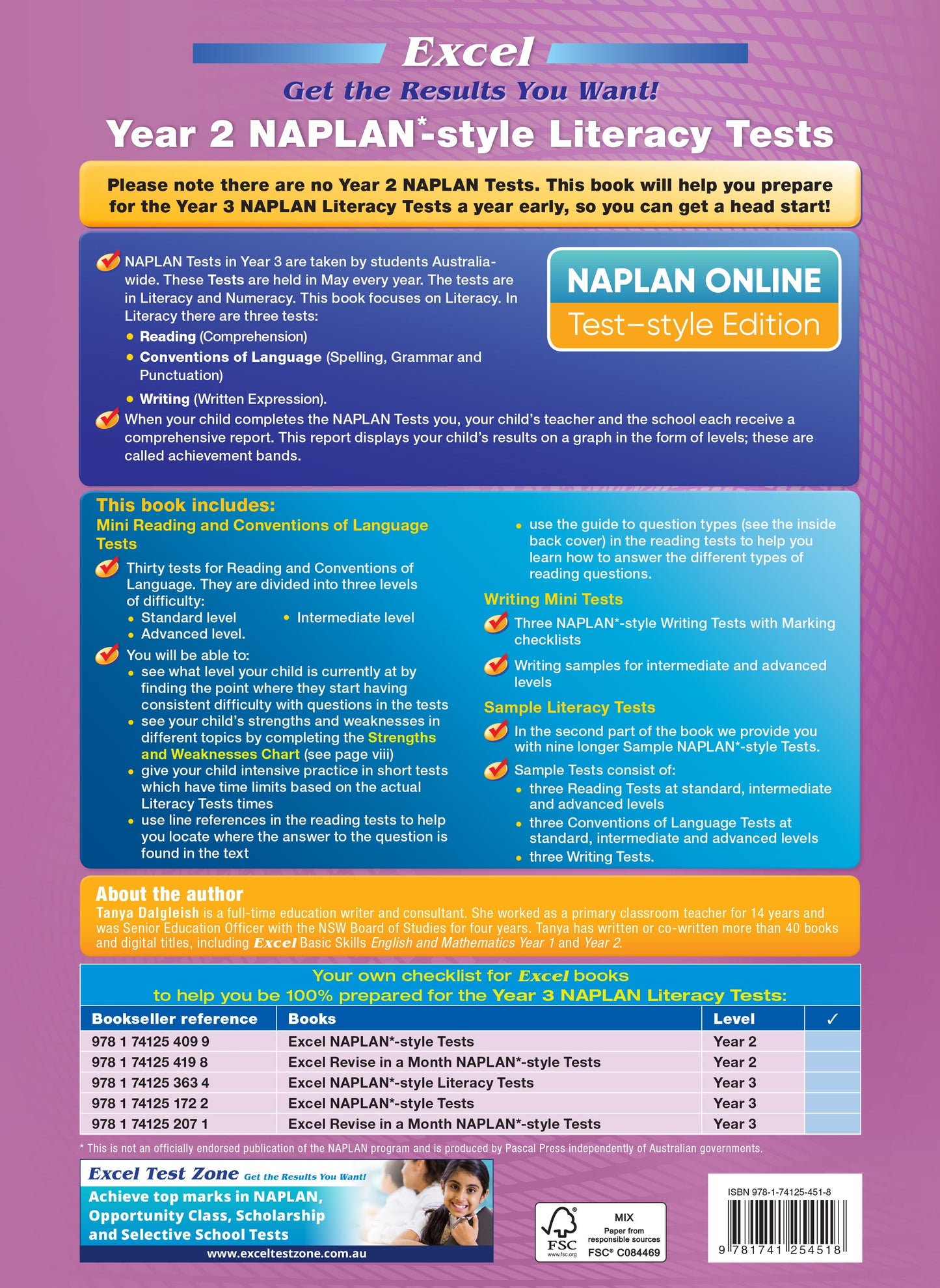 Excel Year 2 NAPLAN*-style Literacy Tests