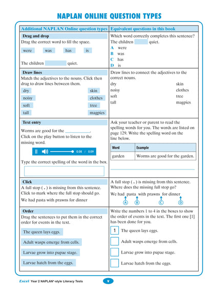 Excel Year 2 NAPLAN*-style Literacy Tests