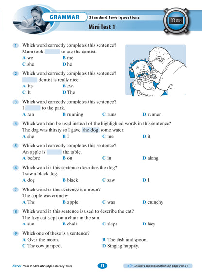 Excel Year 2 NAPLAN*-style Literacy Tests