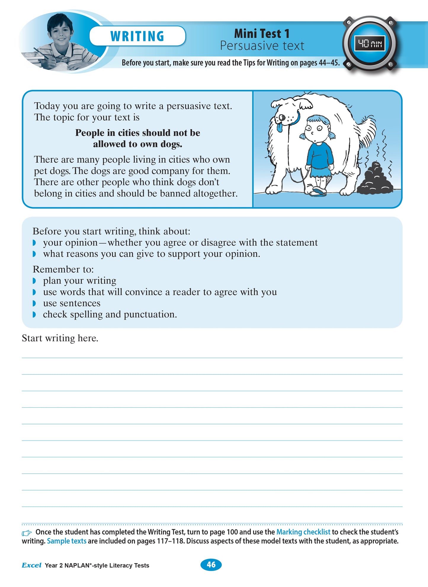 Excel Year 2 NAPLAN*-style Literacy Tests