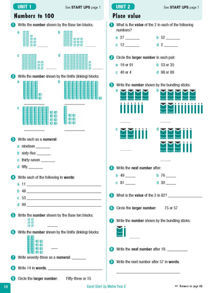 Excel Advanced Skills - Start Up Maths Year 2