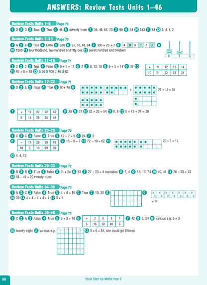 Excel Advanced Skills - Start Up Maths Year 2
