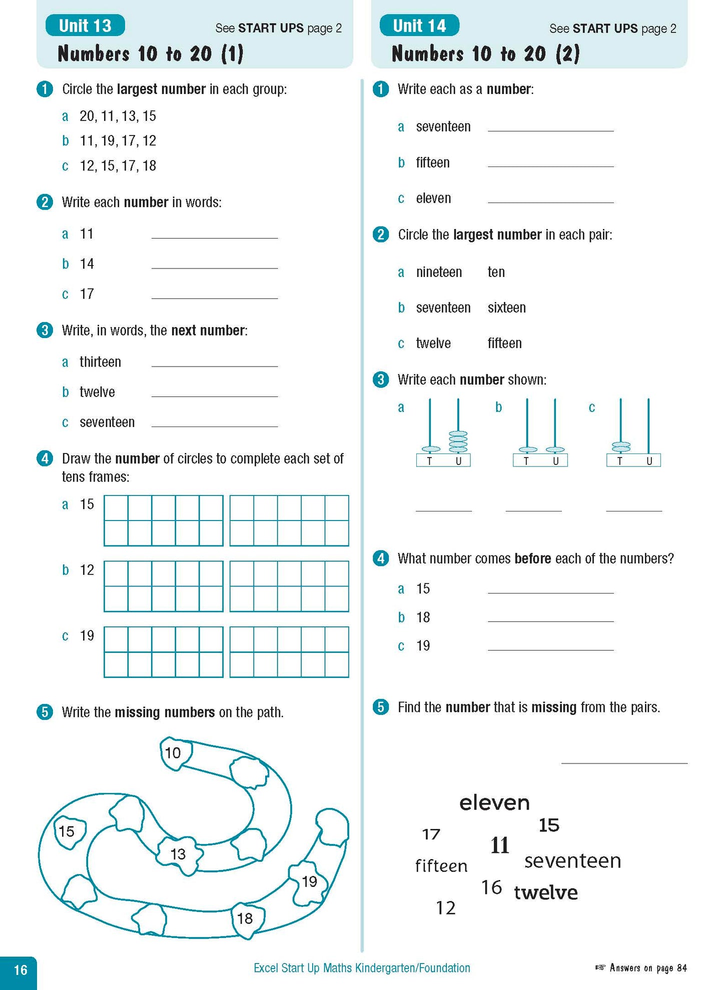 Excel Advanced Skills - Start Up Maths - Foundation