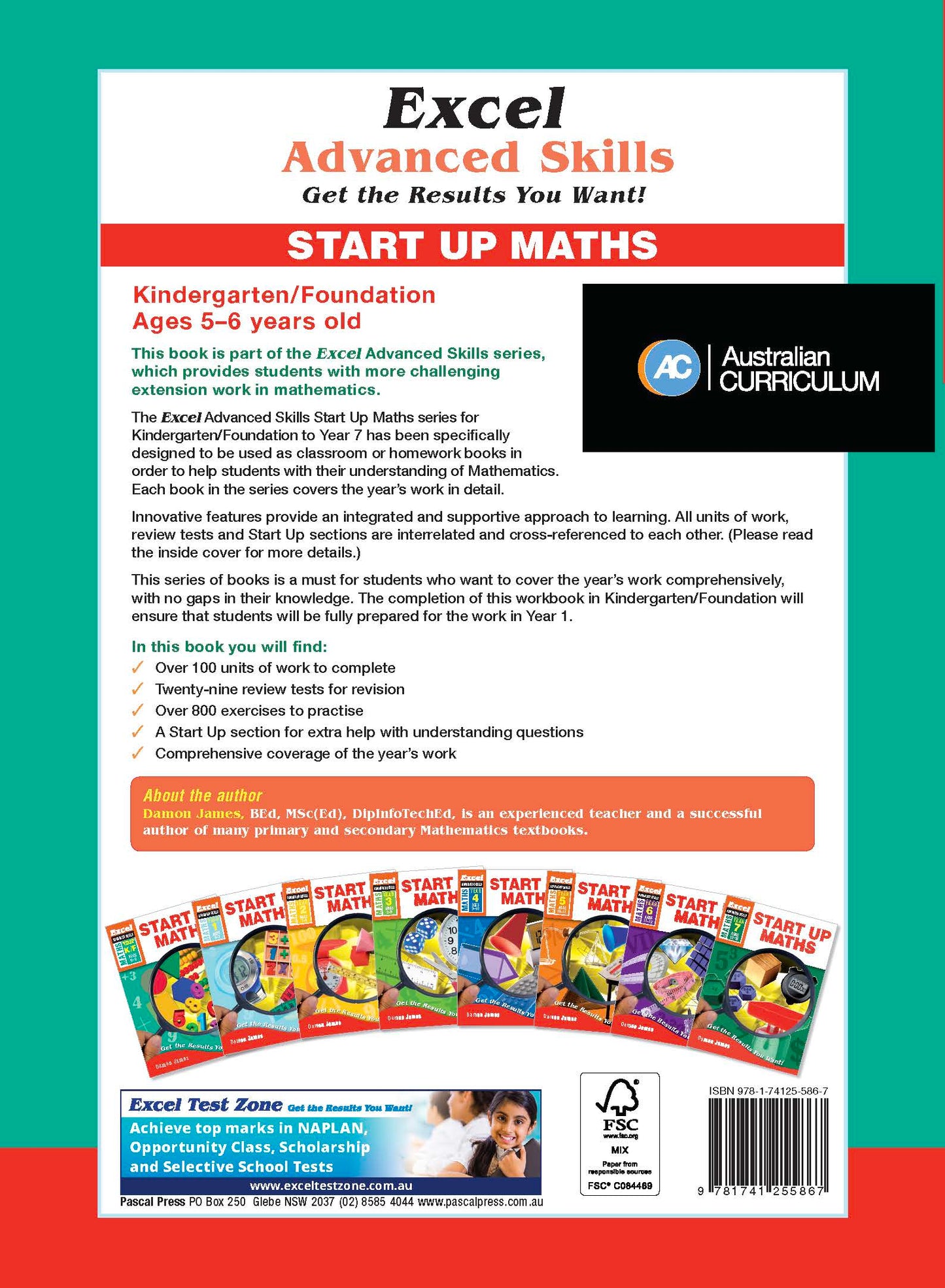 Excel Advanced Skills - Start Up Maths - Foundation