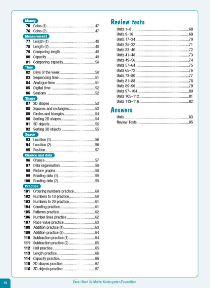 Excel Advanced Skills - Start Up Maths - Foundation