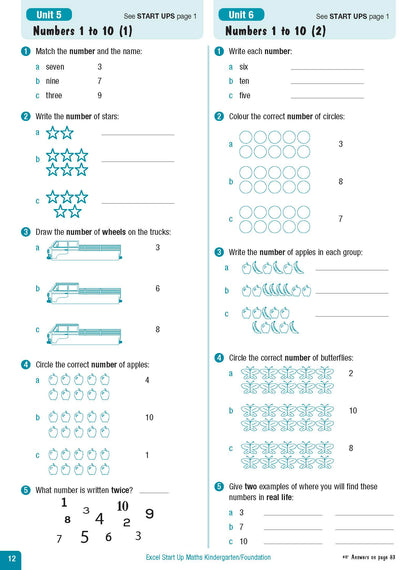 Excel Advanced Skills - Start Up Maths - Foundation