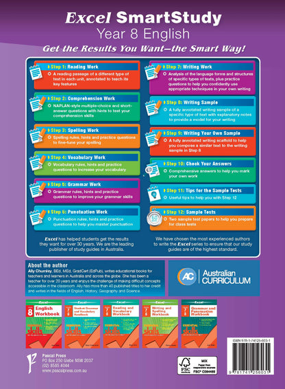Excel SmartStudy - English Year 8