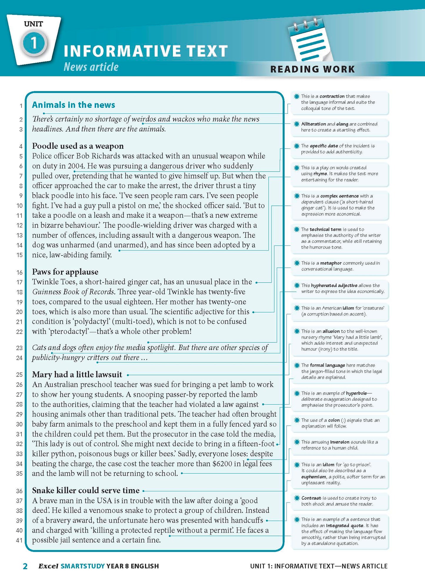 Excel SmartStudy - English Year 8