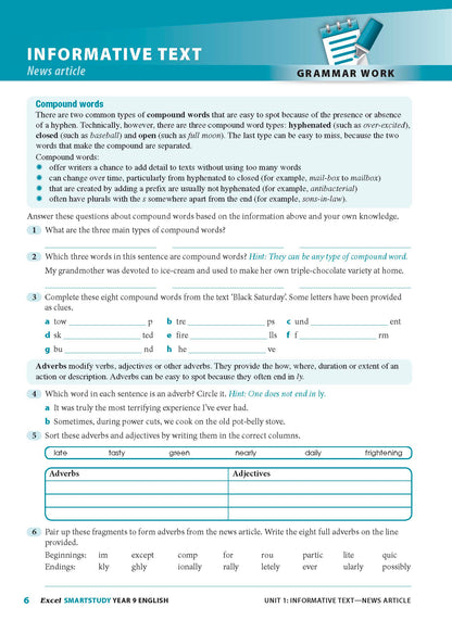 Excel SmartStudy - English Year 9