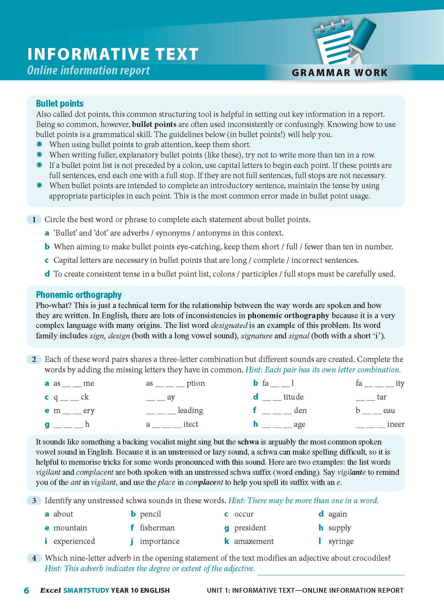 Excel SmartStudy - English Year 10