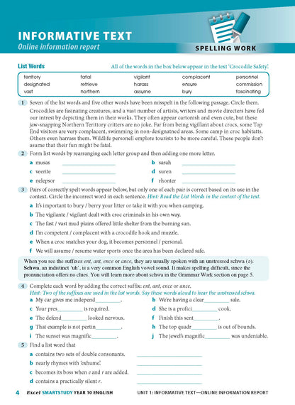Excel SmartStudy - English Year 10