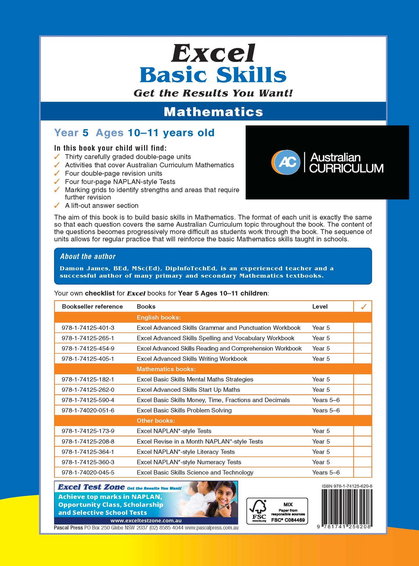 Excel Basic Skills - Mathematics Year 5