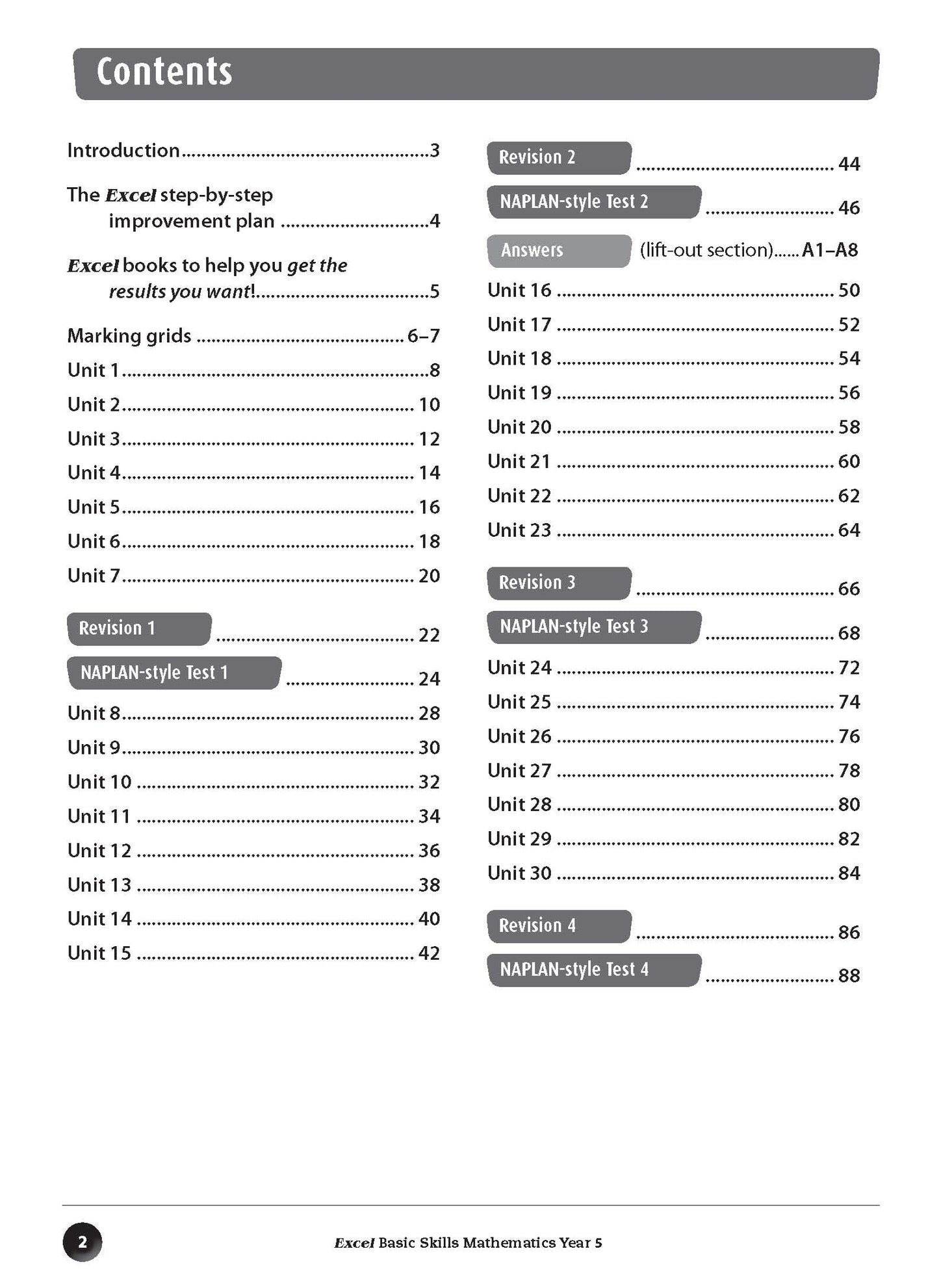 Excel Basic Skills - Mathematics Year 5