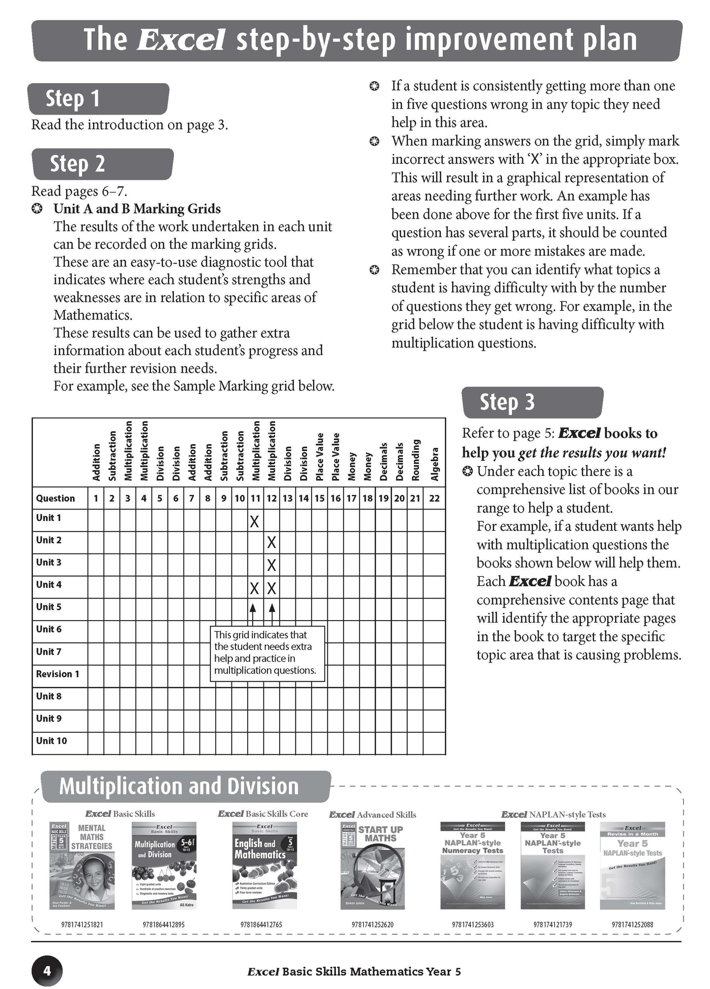 Excel Basic Skills - Mathematics Year 5