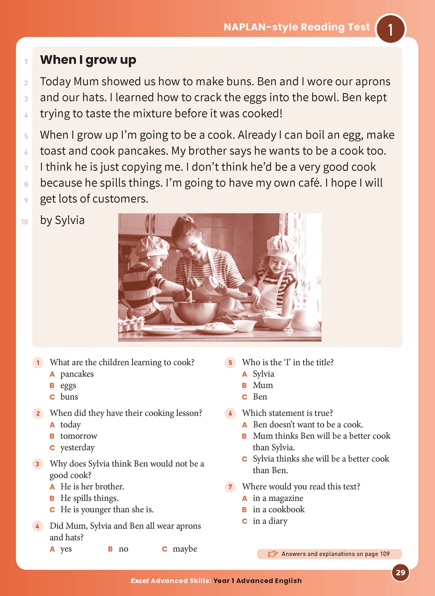 Excel Advanced Skills - Advanced English Year 1