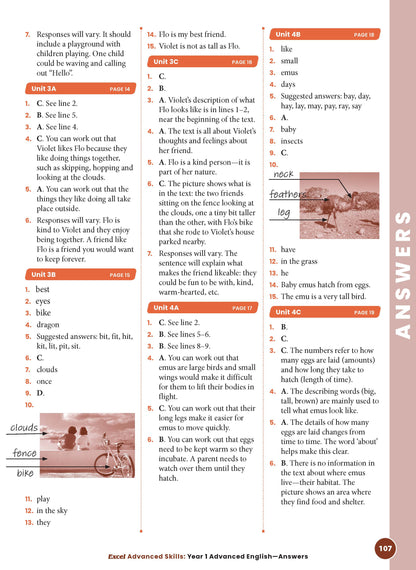 Excel Advanced Skills - Advanced English Year 1