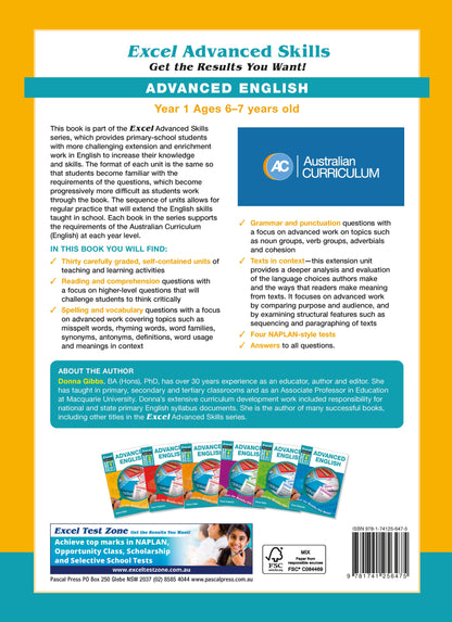 Excel Advanced Skills - Advanced English Year 1