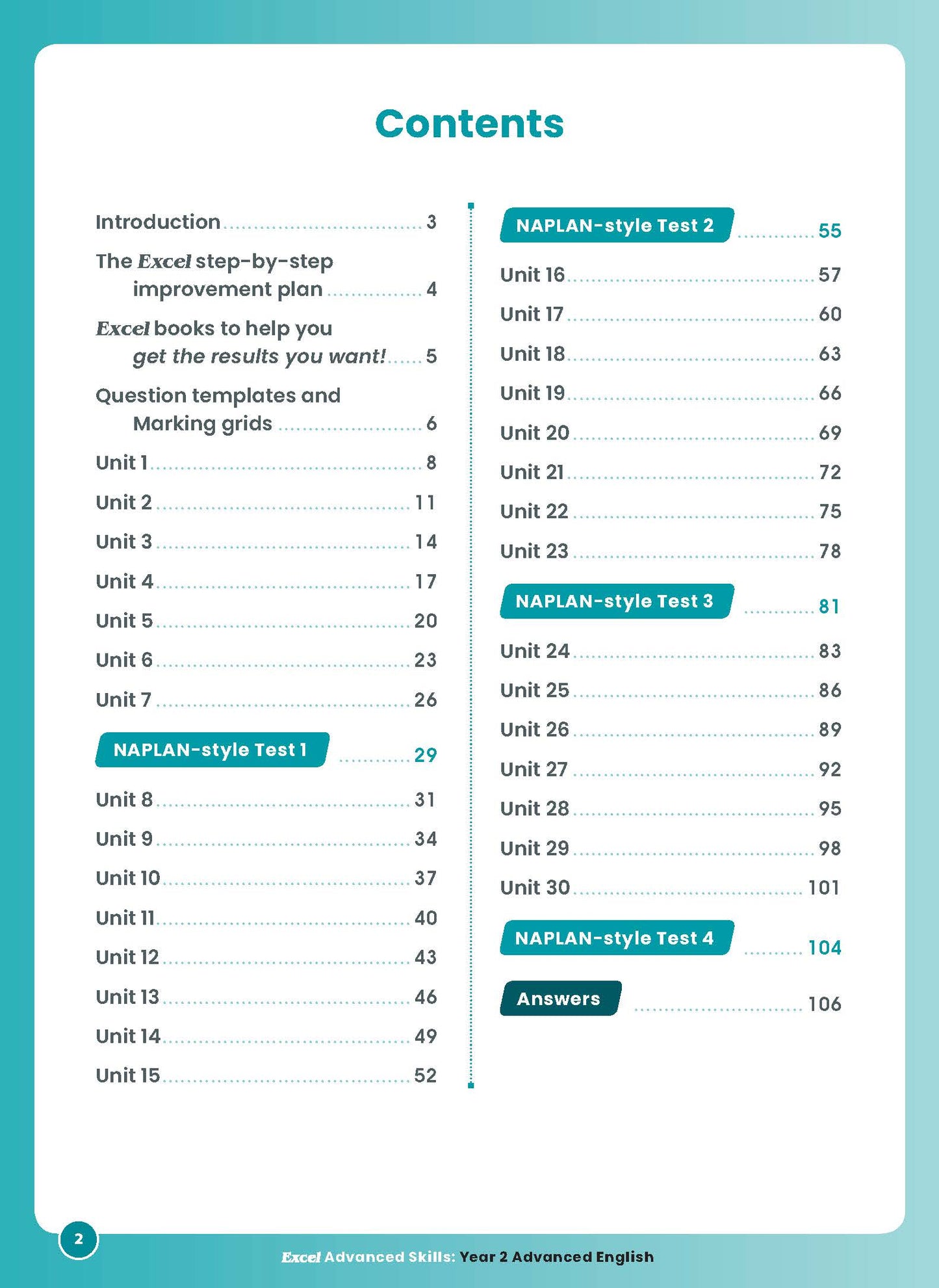 Excel Advanced Skills - Advanced English Year 2