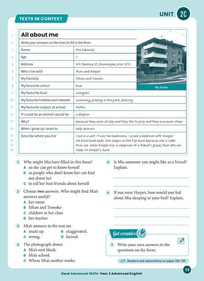 Excel Advanced Skills - Advanced English Year 2
