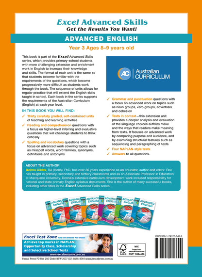 Excel Advanced Skills - Advanced English Year 3