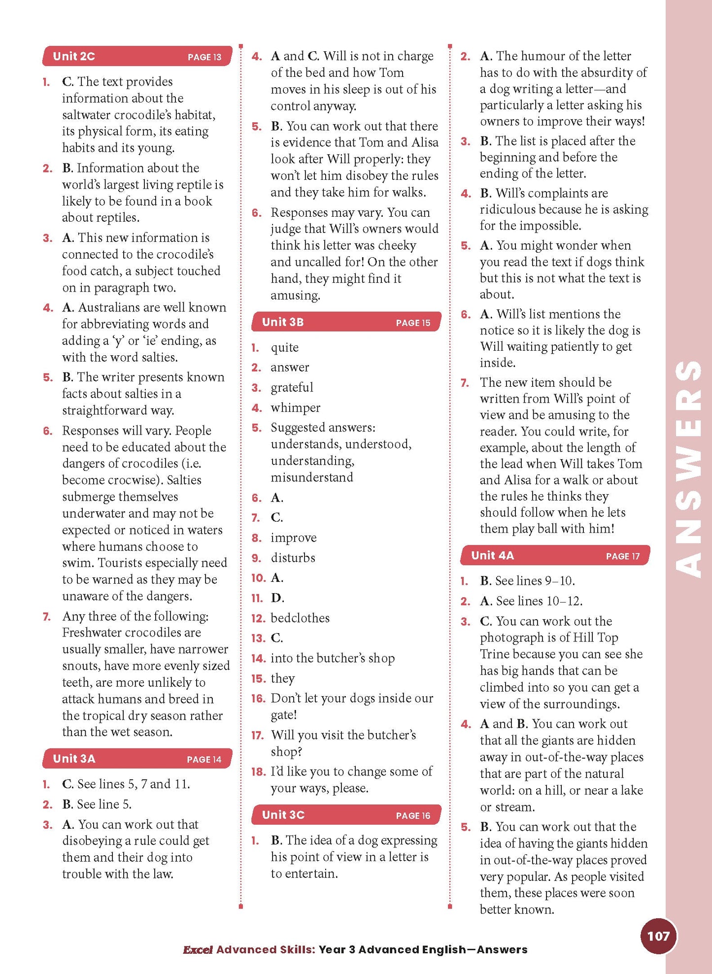 Excel Advanced Skills - Advanced English Year 3