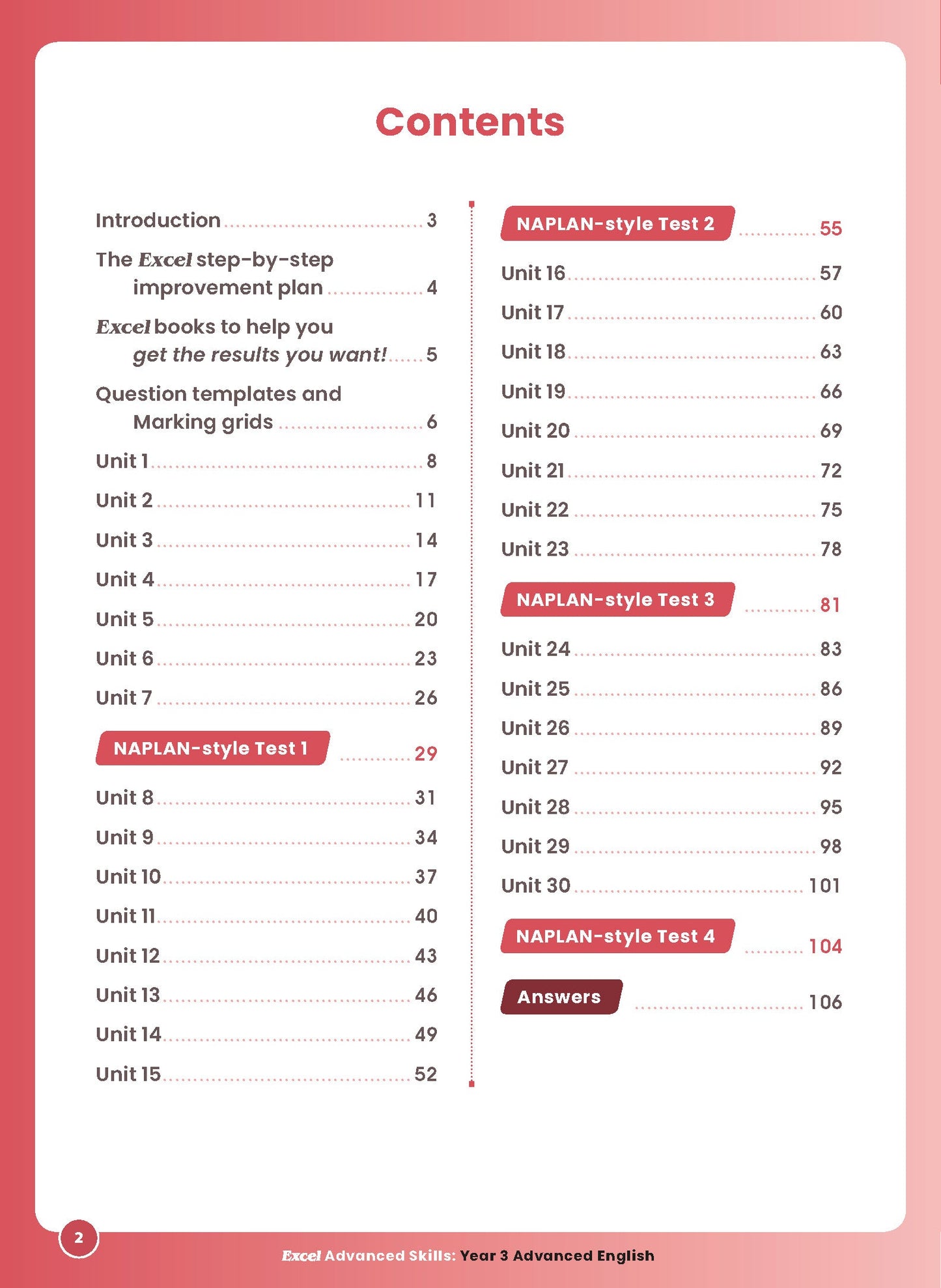Excel Advanced Skills - Advanced English Year 3