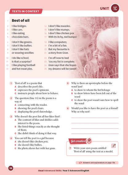 Excel Advanced Skills - Advanced English Year 3