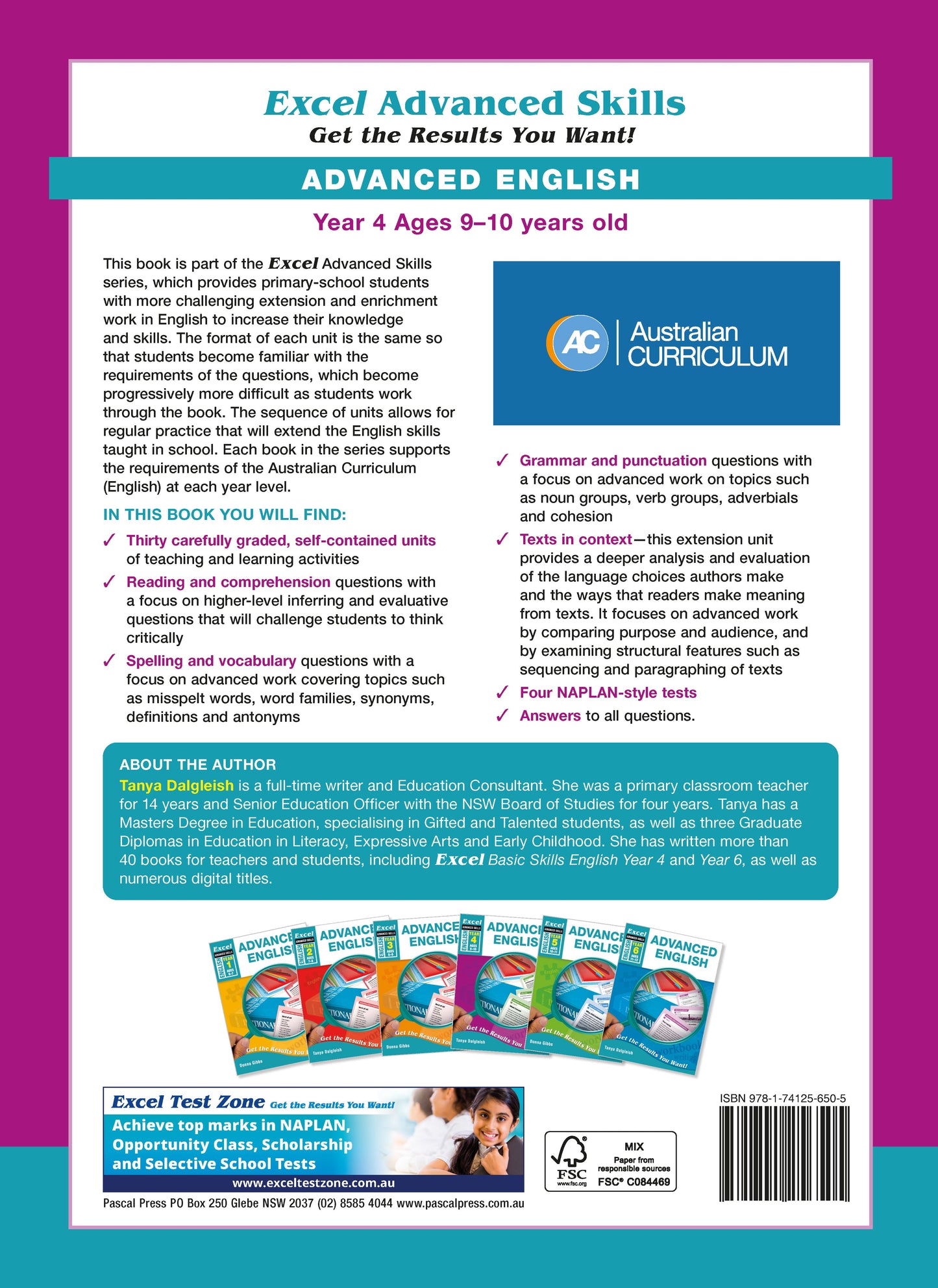 Excel Advanced Skills - Advanced English Year 4