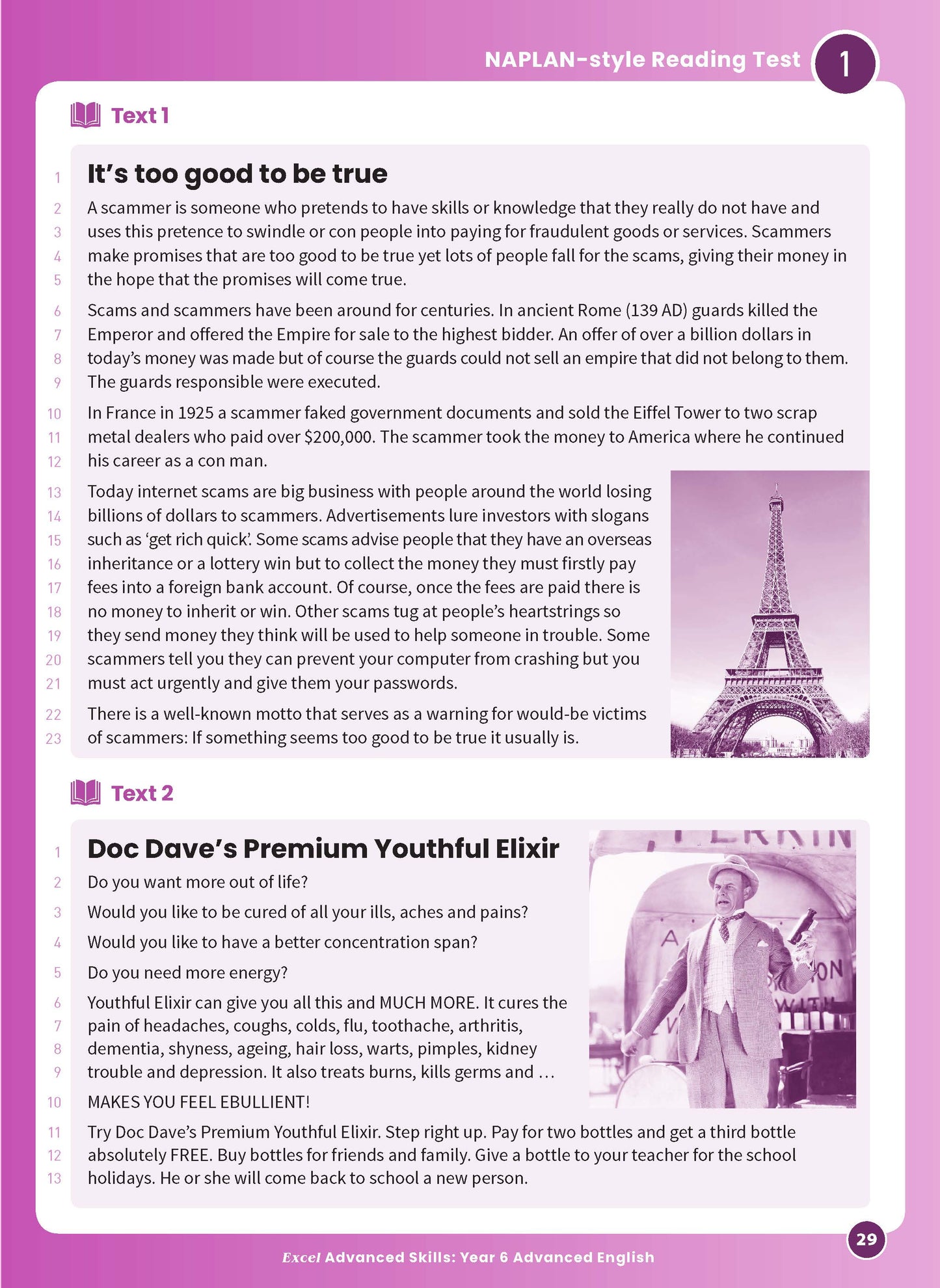 Excel Advanced Skills - Advanced English Year 6