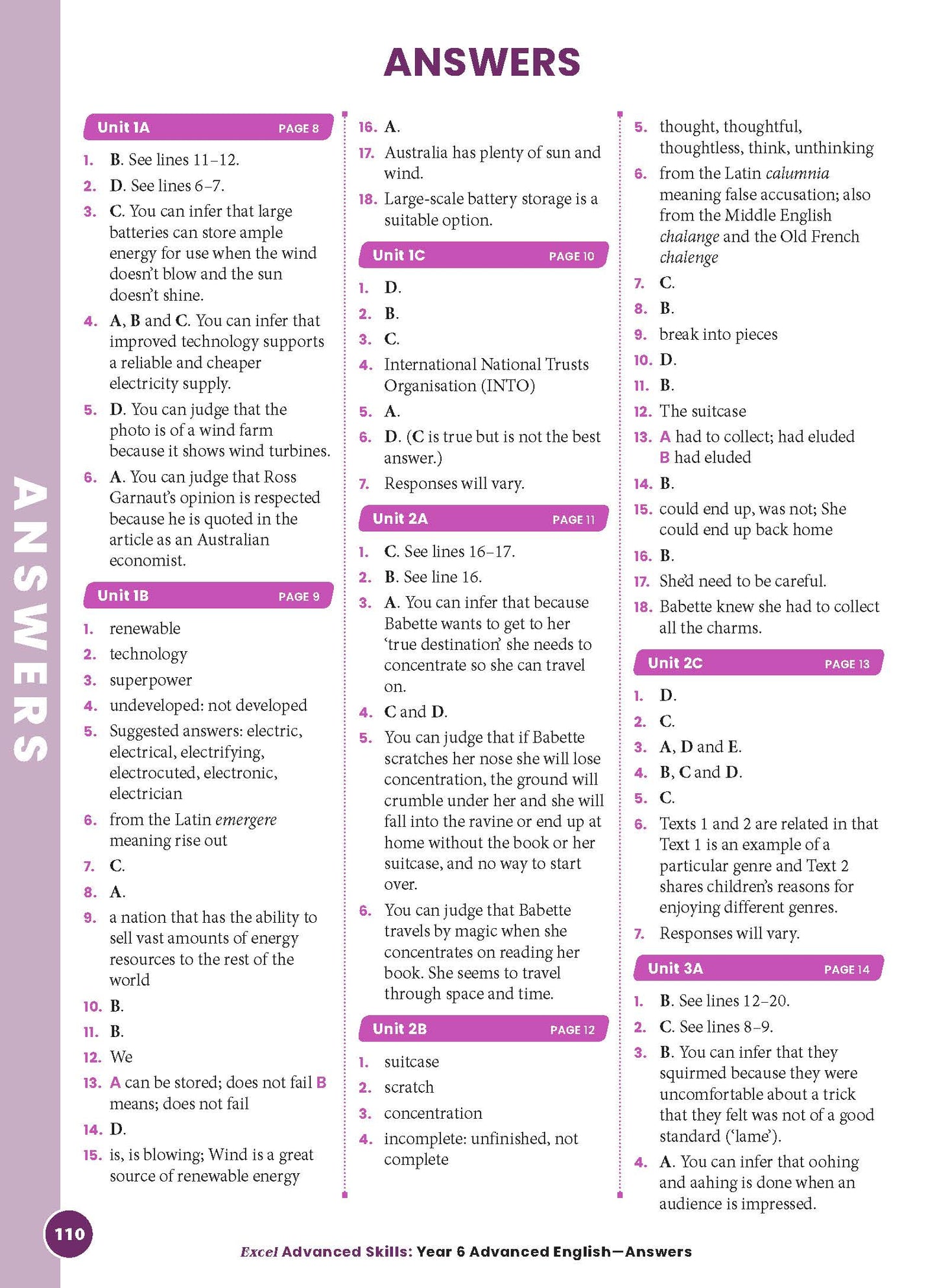 Excel Advanced Skills - Advanced English Year 6