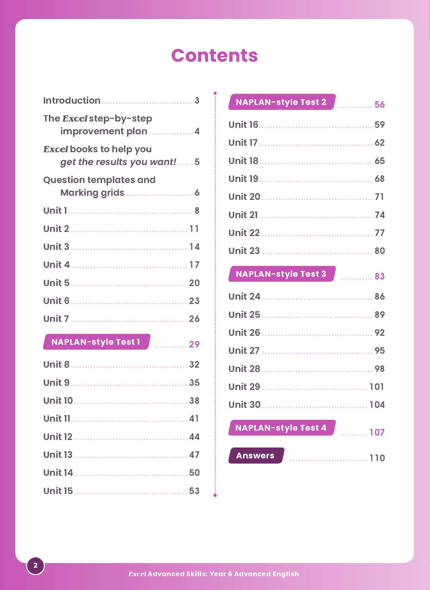Excel Advanced Skills - Advanced English Year 6