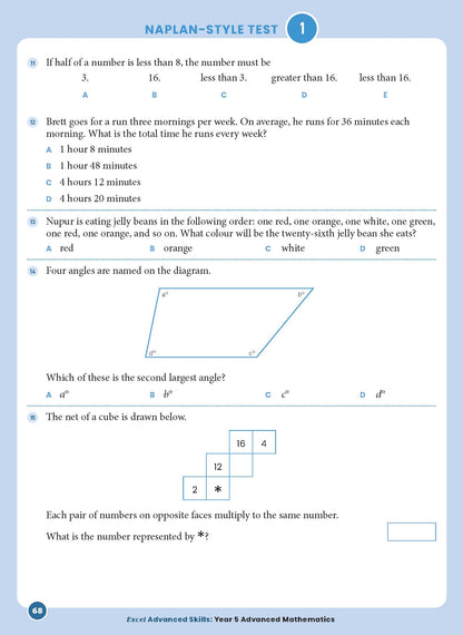Excel Advanced Skills - Advanced Mathematics Year 5