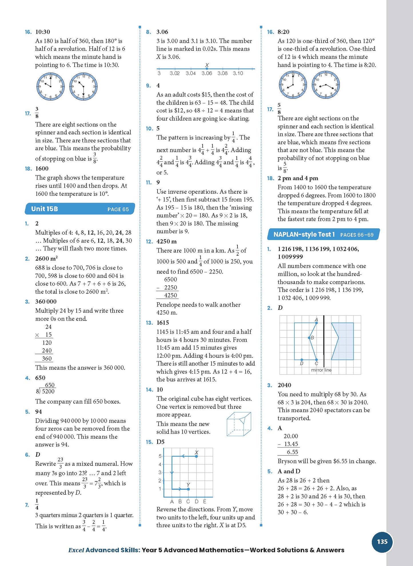 Excel Advanced Skills - Advanced Mathematics Year 5