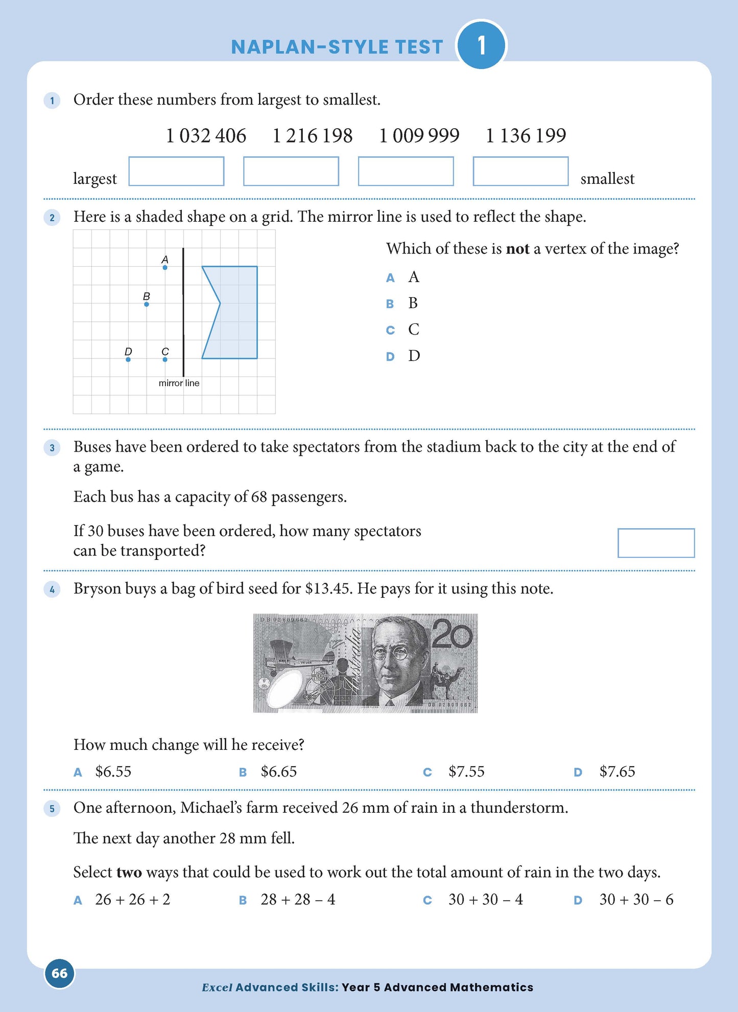 Excel Advanced Skills - Advanced Mathematics Year 5