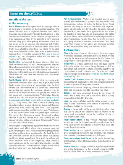 Excel HSC Year 12 Standard English Study Guide