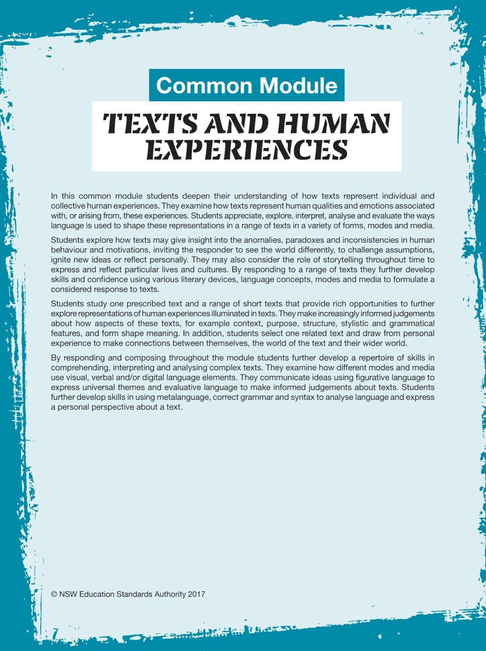 Excel HSC Year 12 Standard English Study Guide