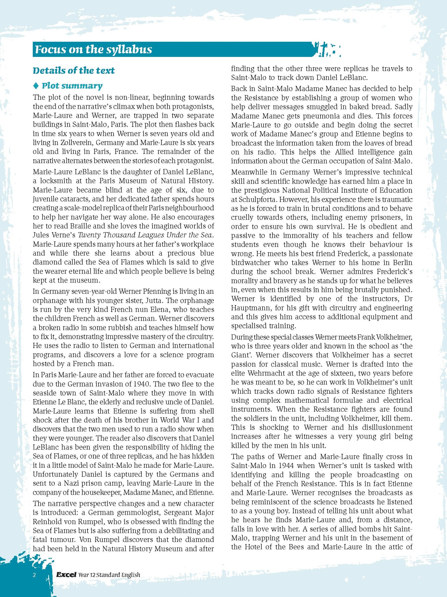 Excel HSC Year 12 Advanced English Study Guide